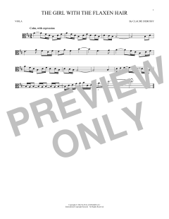 La Fille Aux Cheveux De Lin von Claude Debussy (Download) 