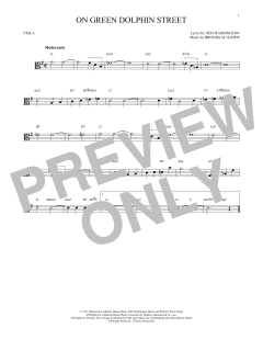 On Green Dolphin Street von Ned Washington (Download) 