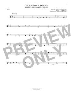 Once Upon A Dream von Sammy Fain (Download) 