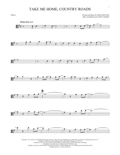 Take Me Home, Country Roads von John Denver (Download) 