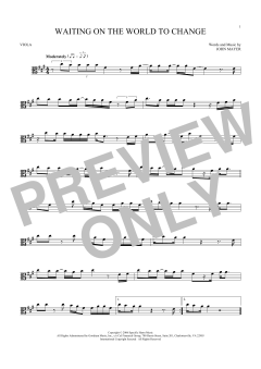 Waiting On The World To Change von John Mayer (Download) 