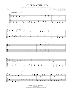 Any Dream Will Do von Tim Rice (Download) 