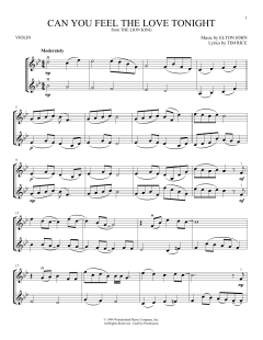 Can You Feel the Love Tonight von Elton John (Download) 