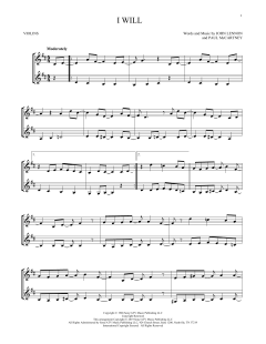 I Will von The Beatles (Download) 