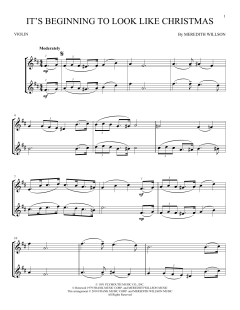 It's Beginning To Look Like Christmas von Meredith Willson (Download) 