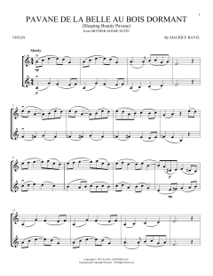 Pavane de la belle au bois dormant von Maurice Ravel (Download) 
