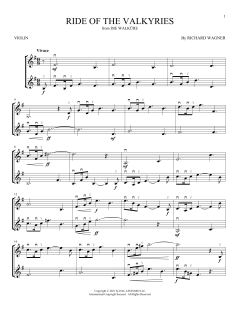 Ride Of The Valkyries von Richard Wagner (Download) 