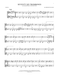 Seventy Six Trombones von Meredith Willson (Download) 