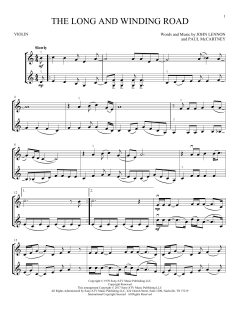 The Long And Winding Road von The Beatles (Download) 