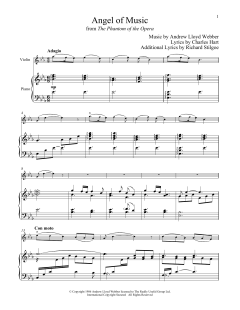 Angel Of Music von Richard Stilgoe (Download) 