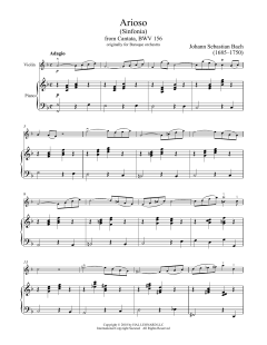 Arioso von Johann Sebastian Bach (Download) 