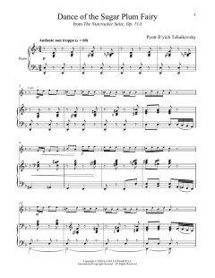 Dance Of The Sugar Plum Fairy, Op. 71a von Pyotr Il'yich Tchaikovsky (Download) 