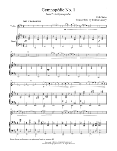 Gymnopedie No. 1 von Erik Satie (Download) 