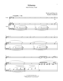 Johanna von Stephen Sondheim (Download) 