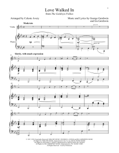 Love Walked In von George Gershwin (Download) 