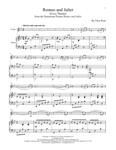Romeo And Juliet von Henry Mancini (Download) 