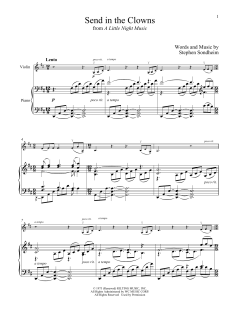 Send In The Clowns von Stephen Sondheim (Download) 