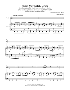 Sheep May Safely Graze von Johann Sebastian Bach (Download) 