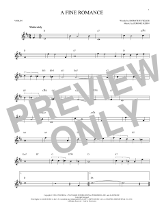 A Fine Romance von Dorothy Fields (Download) 