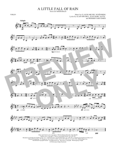 A Little Fall Of Rain von Claude-Michel Schönberg (Download) 