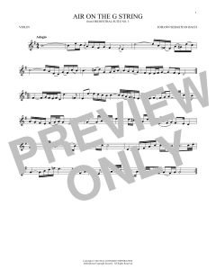 Air von Johann Sebastian Bach (Download) 