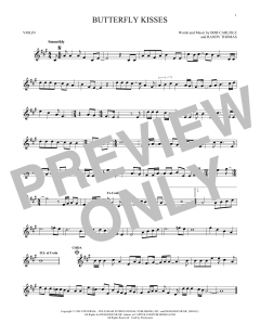 Butterfly Kisses von Bob Carlisle (Download) 