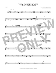 Candle On The Water von Helen Reddy (Download) 