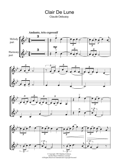 Clair De Lune von Claude Debussy (Download) 