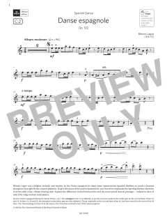 Danse espagnole, Op. 102 von Bénoni Lagye (Download) 