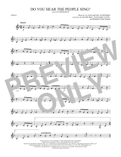 Do You Hear The People Sing? von Alain Boublil (Download) 