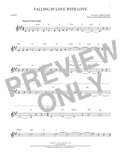 Falling In Love With Love von Lorenz Hart (Download) 