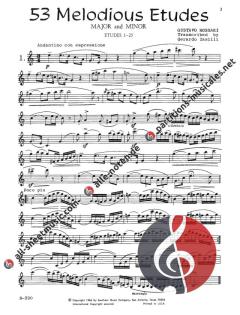 53 Melodious Etudes Book 1 von Gustavo Rossari 