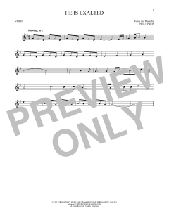 He Is Exalted von Twila Paris (Download) 