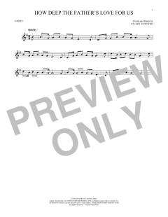 How Deep The Father's Love For Us von Sarah Sadler (Download) 