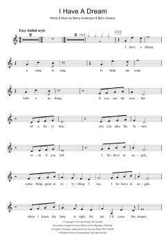 I Have A Dream von ABBA (Download) 