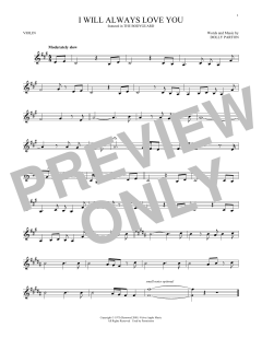 I Will Always Love You von Dolly Parton (Download) 