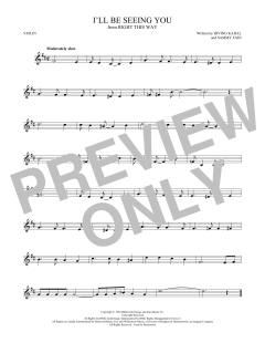 I'll Be Seeing You von Sammy Fain (Download) 