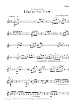 Like As The Hart von Nico Muhly (Download) 