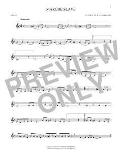 Marche Slav, Op. 31 von Pyotr Il'yich Tchaikovsky (Download) 