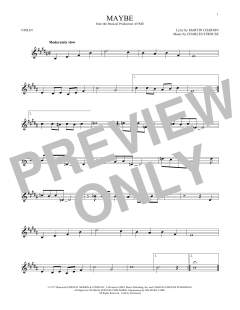 Maybe von Martin Charnin (Download) 