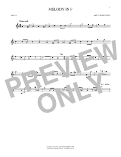 Melody In F von Anton Rubinstein (Download) 