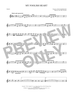 My Foolish Heart von Victor Young (Download) 