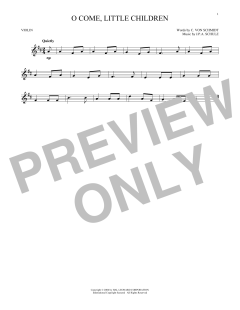 O Come, Little Children von J.P.A. Schulz (Download) 