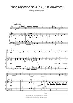 Piano Concerto No.4 In G Major, First Movement von Ludwig van Beethoven (Download) 