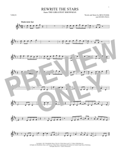 Rewrite The Stars von Benj Pasek (Download) 
