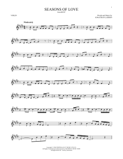 Seasons Of Love von Jonathan Larson (Download) 
