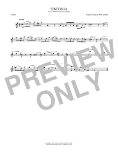 Sinfonia von Johann Sebastian Bach (Download) 