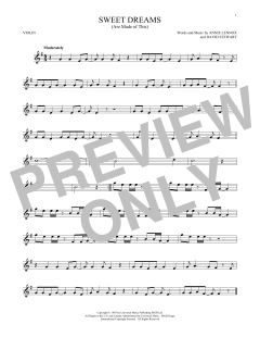 Sweet Dreams von Eurythmics (Download) 