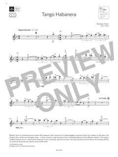 Tango Habanera von Barbara Arens (Download) 