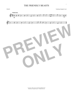 The Friendly Beasts von Traditional English Carol (Download) 
